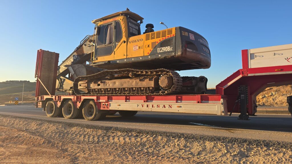 Gaziantep’de inşaat makineleri için profesyonel nakliyat