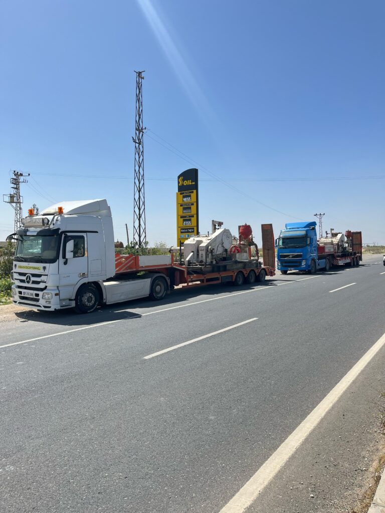 Gaziantep’de inşaat projeleri için hızlı ağır nakliyat