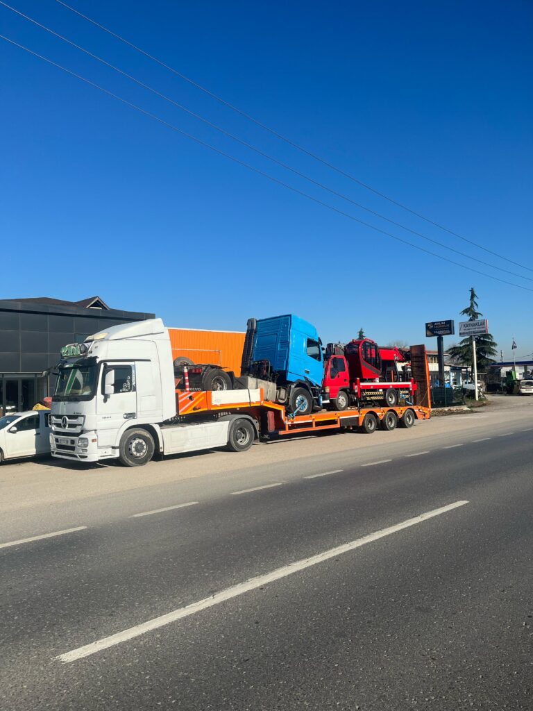 Gaziantep’de lowbed araç ile makine taşıma hizmeti
