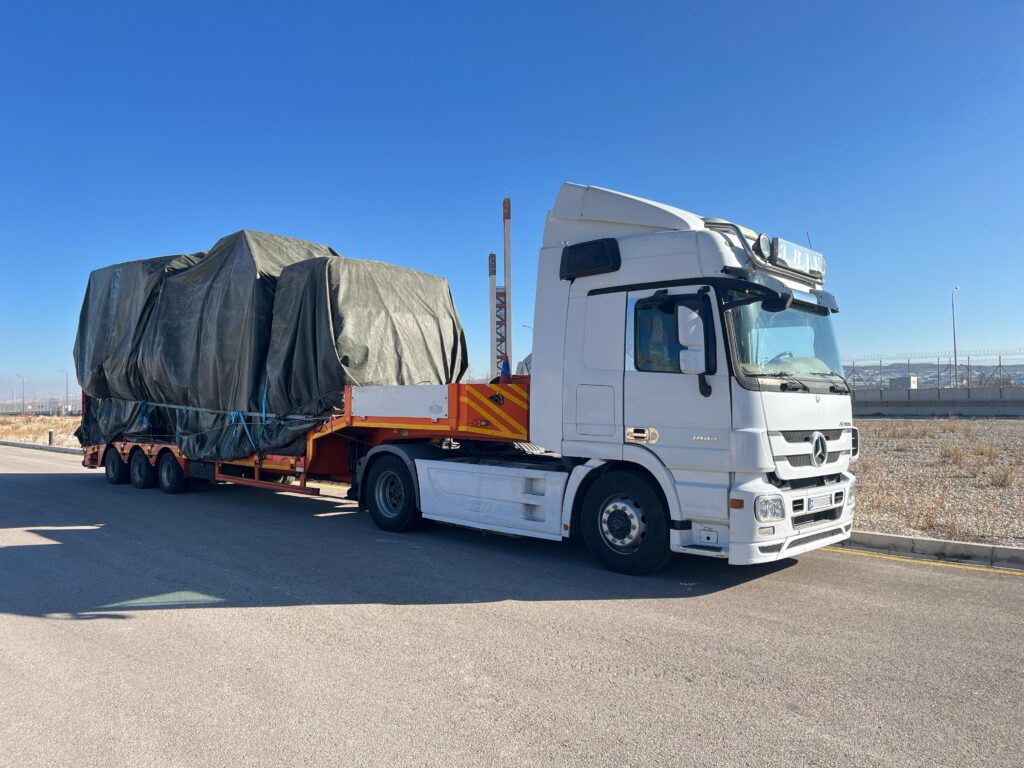 Gaziantep lojistik firması lowbed araç filosu
